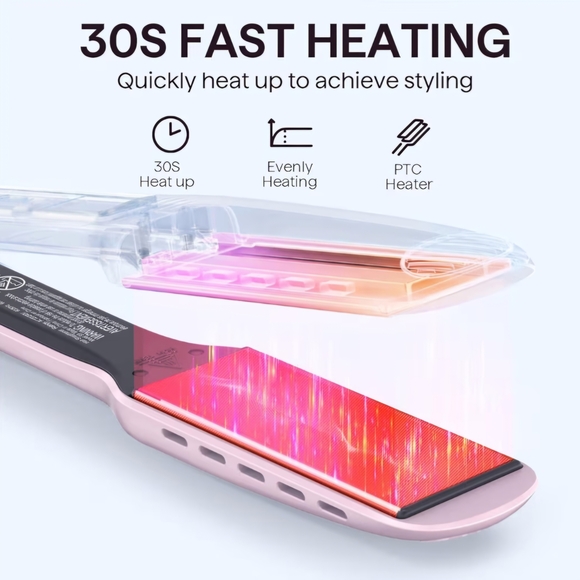 Wavytalk Pink 1.75 Inch Hair Straightener - Picture 6 of 7